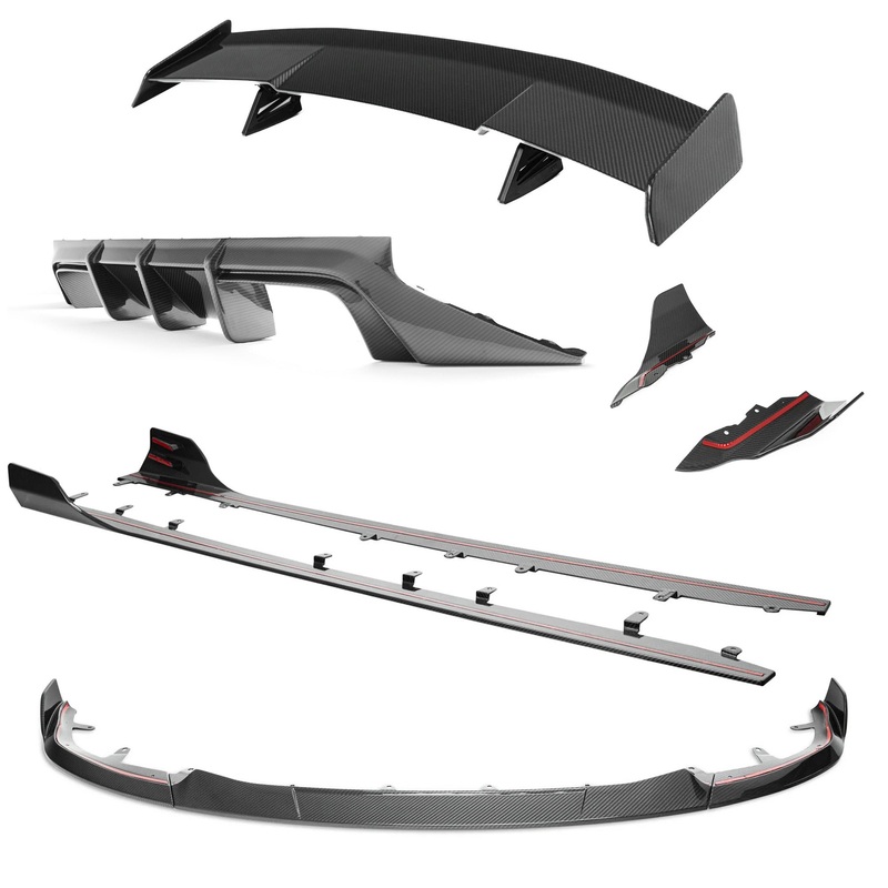 BMW G87 M2 TR87 Winged Carbon Fibre Body Kit by TRE (2023+) TR87 Rear Wing Add Rear Winglets