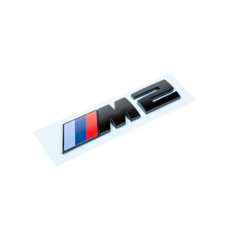 BMW M2 Genuine M Performance Black High Gloss Model Badge