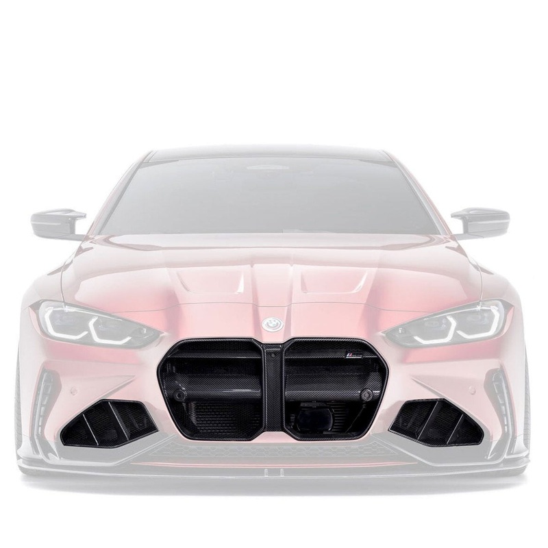 BMW M3 G80 & M4 G82 Pre-Preg Carbon Fibre Front Grilles & Front Ducts by Adro (2021+) Front Grille Only