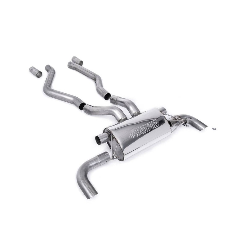 BMW M340i xDrive Saloon G20 & Touring G21 (OPF/GPF Models) Exhaust System by Milltek (2019+) OEM Tips (unchanged) Particulate Filter-back