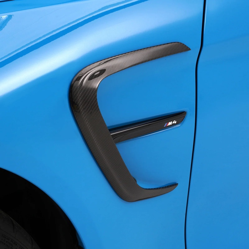 BMW M4 F82 F83 Pre-Preg Carbon Fibre Side Fender Trim Cover by Adro (2014-2020)