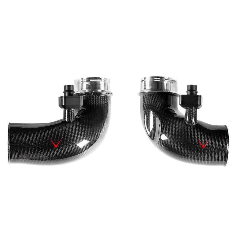 BMW M5 F90 & M8 F91 F92 F93 V2 Eventuri Carbon Fibre Turbo Inlets (2017+)