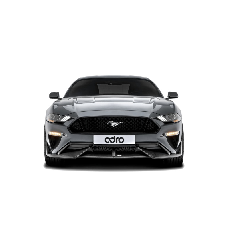 Ford Mustang Carbon Fibre Front Splitter by Adro (2018+)