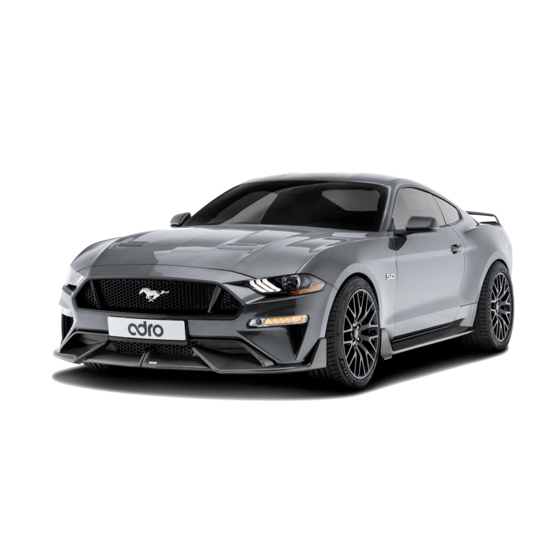 Ford Mustang Carbon Fibre Side Skirts by Adro (2018+)