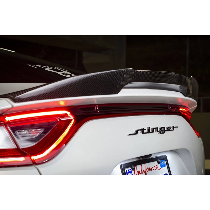 Kia Stinger Carbon Fibre Rear Trunk Lip Spoiler V1 by Adro (2018+)