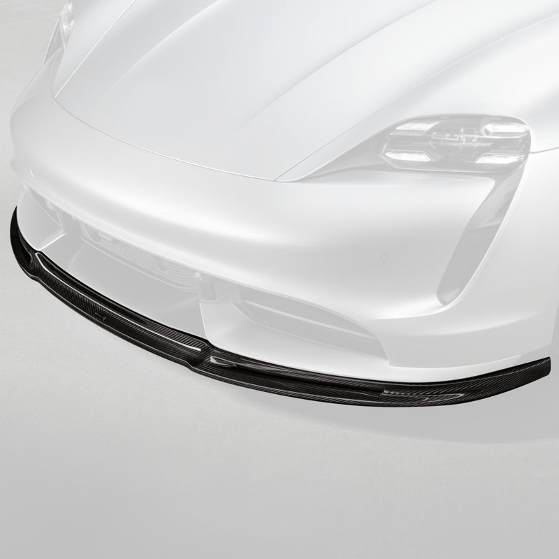Porsche Taycan Turbo & Turbo S Carbon Fibre Front Splitter by Vorsteiner (2021+)
