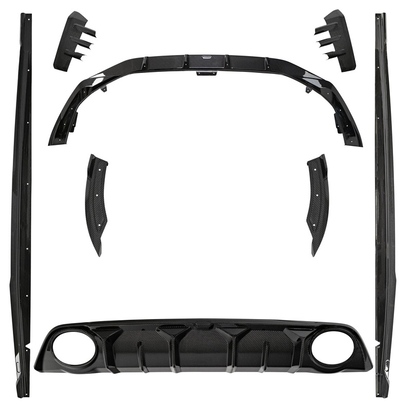 Audi RS3 8Y Hatchback Carbon Fibre Full Body Kit by Urban (2021+) Red