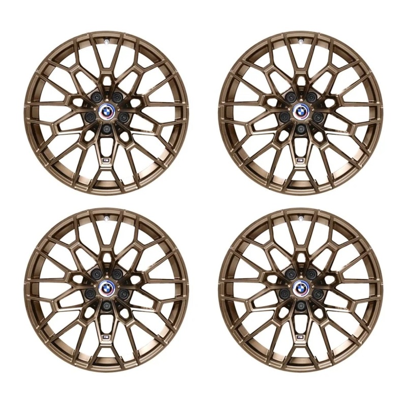 BMW G87 M2, G80 M3 & G82 M4 827M Gold Bronze Genuine M Performance Wheels (2021+)