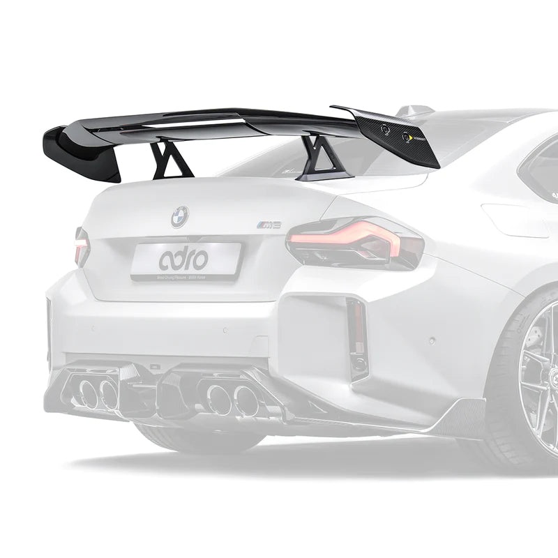 BMW M2 G87 Pre-Preg Carbon Fibre AT-R3 Swan Neck Rear Wing by Adro (2023+)