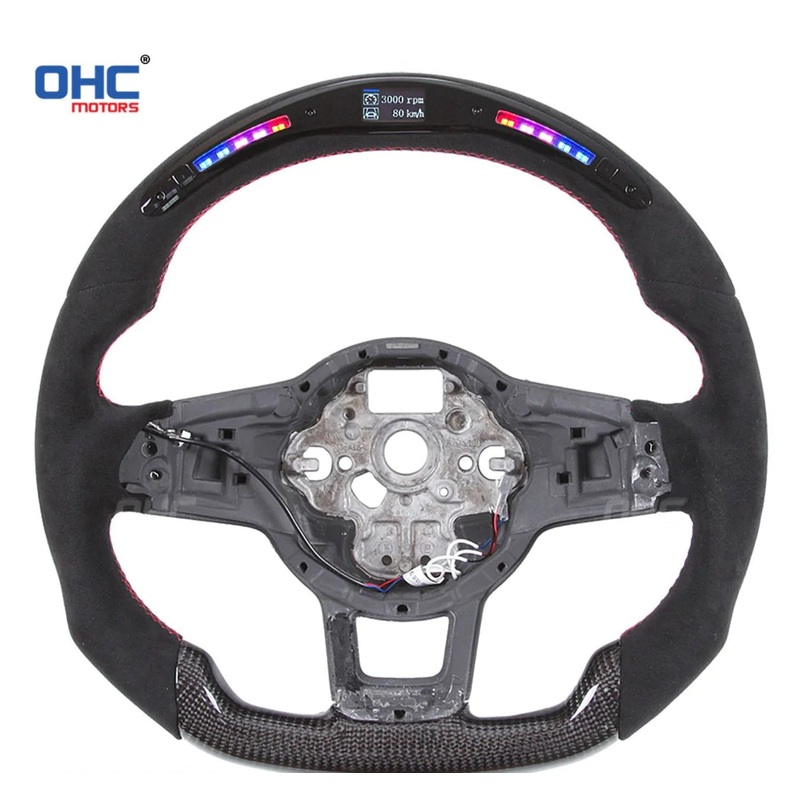 VW Golf / GTI / R Mk8 & Mk8.5 LED Race Display Custom Steering Wheel by OHC