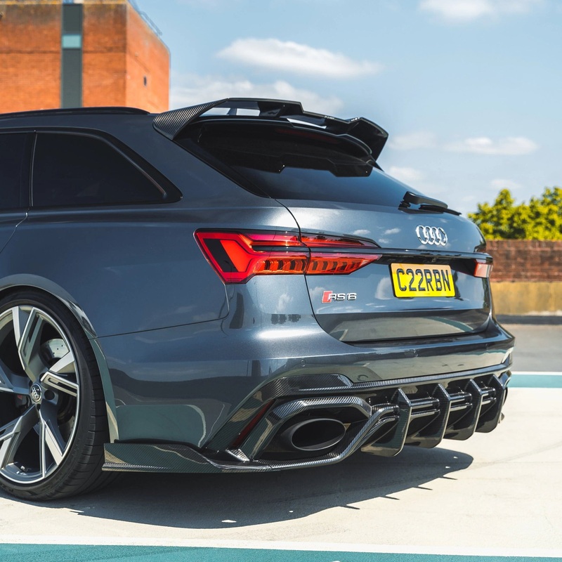 Audi RS6 C8 Pre-Preg Carbon Fibre Rear Diffuser (2019+)
