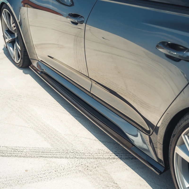 Audi RS6 C8 & RS7 Pre-Preg Carbon Fibre Side Skirts (2019+)