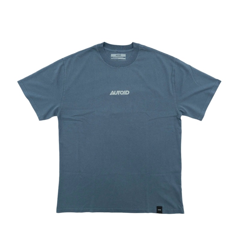 AUTOID Heavy Logo Tee – Indigo S