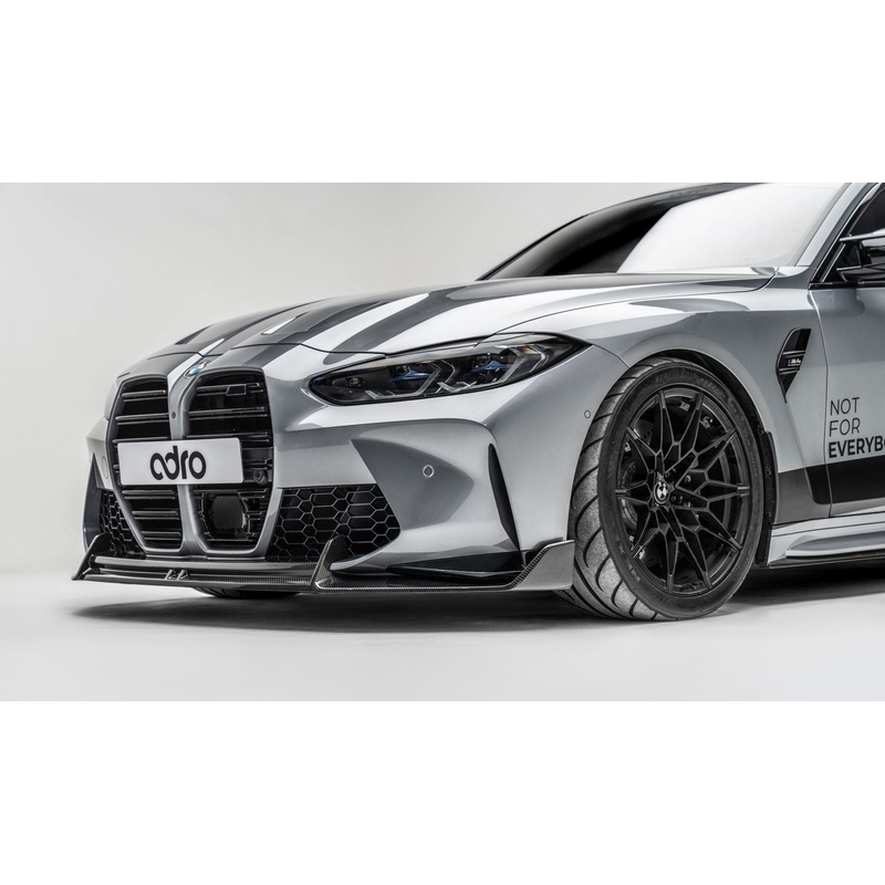 BMW M3 G80 G81 & M4 G82 G83 Dry Carbon Fibre Front Splitter by Adro (2021+)