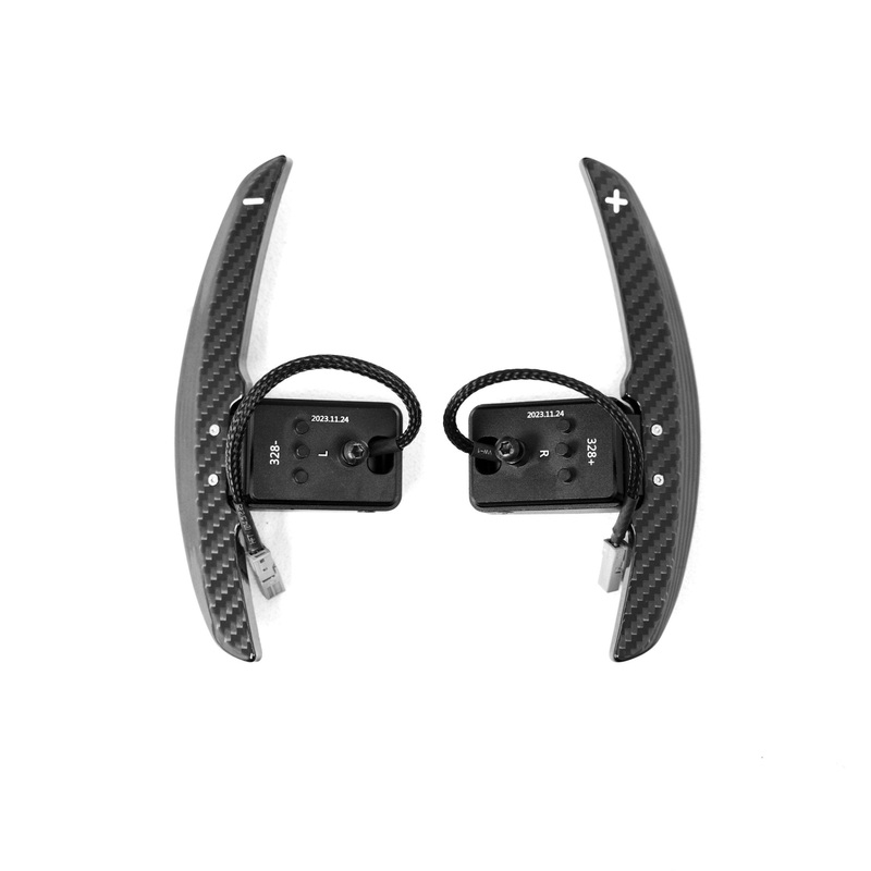 BMW Magnetic Gloss & Matte Pre-Preg Carbon Fibre Paddle Shifters Set Gloss