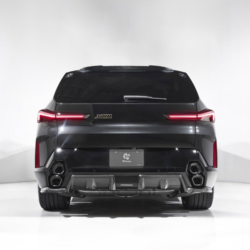 BMW XM G09 Carbon Fibre Rear Diffuser by 3D Design