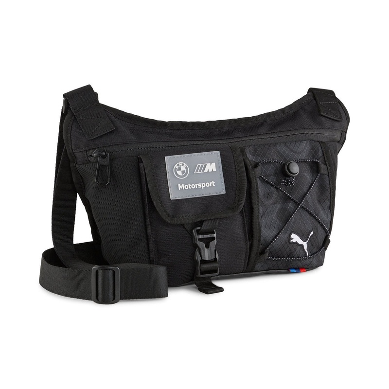 Genuine BMW M Motorsport Black 8L Messenger Bag