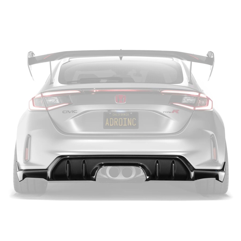 Honda Civic FL5 Type R Carbon Fibre Rear Diffuser by Adro