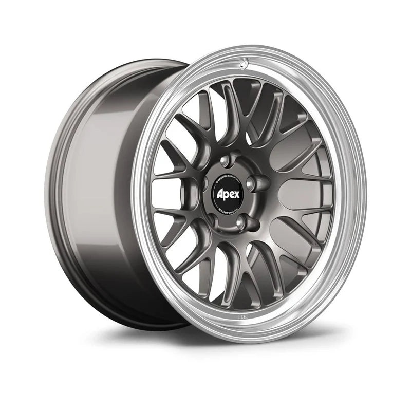Apex ML-10RT Forged Touring Line Anthracite Wheel with Machined Lip 5×100 17″ 9″ ET48