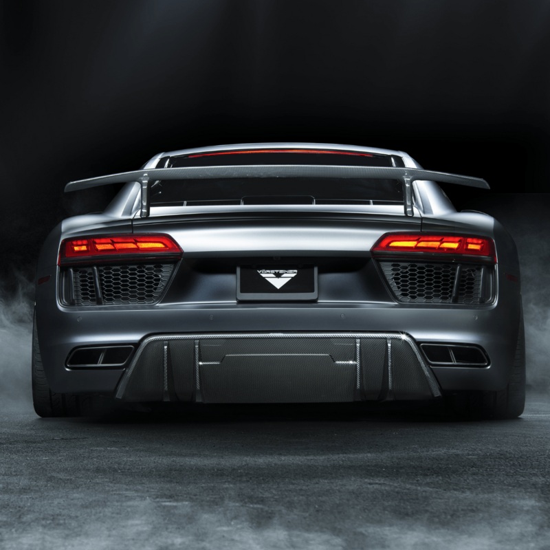 Audi R8 Carbon Fiber Wing by Vorsteiner Carbon Fiber PP 2×2 Glossy