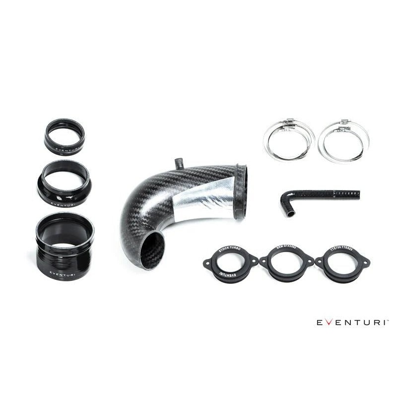 Audi RSQ3 F3, RS3 8V & 8Y & TTRS 8S Eventuri Carbon Fibre Turbo Inlet Pipe Stock Turbo Right-Hand Drive