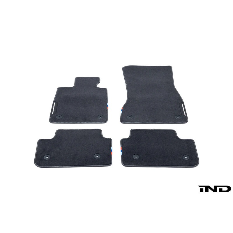 BMW 5 Series G60 & M5 G90 G99 Genuine M Performance All Weather Full Floor Mats Set (2024+) Left-Hand Drive
