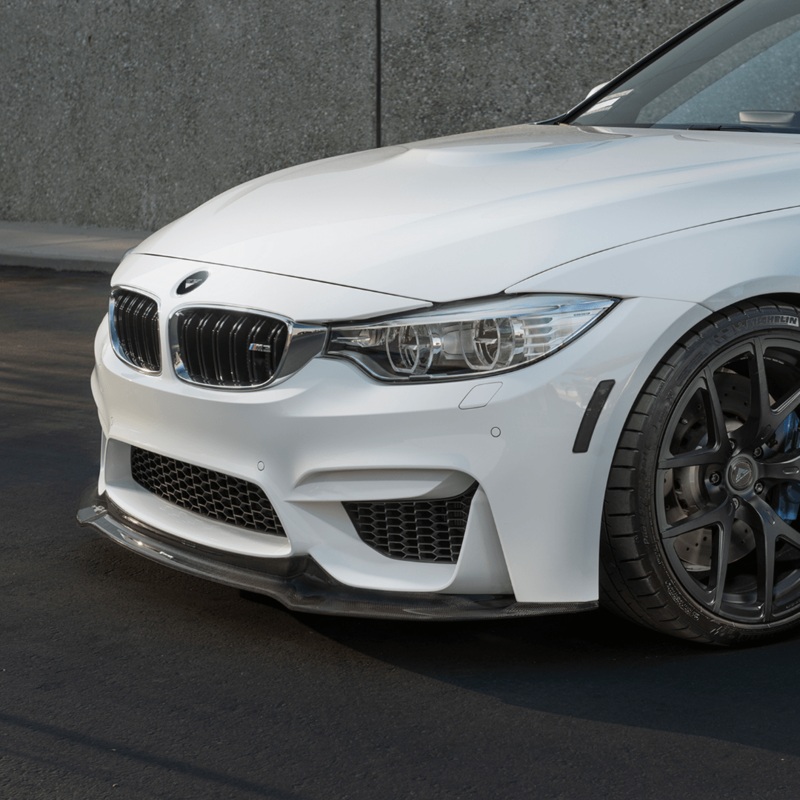 BMW F80/F81 M3 | F82/F83 M4 Carbon Fiber Front Spoiler by Vorsteiner Carbon Fiber PP 1×1 Glossy
