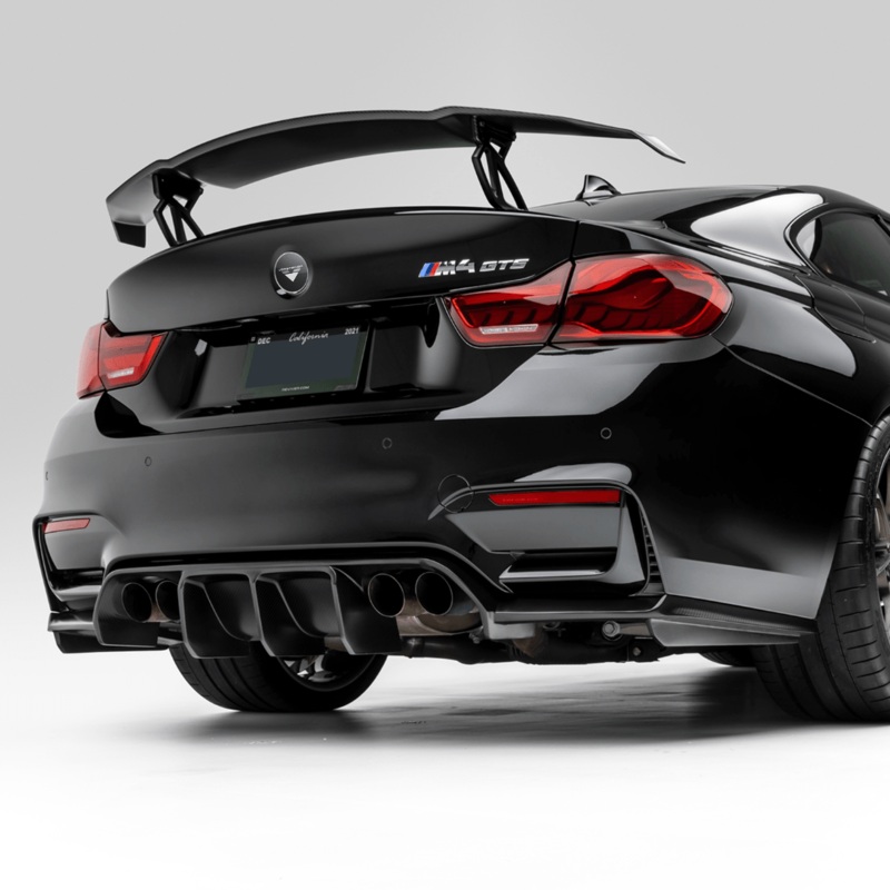 BMW F80 M3 | F82/F83 M4 VRS GTS-V Aero Rear Diffuser by Vorsteiner Carbon Fiber PP 1×1 Glossy