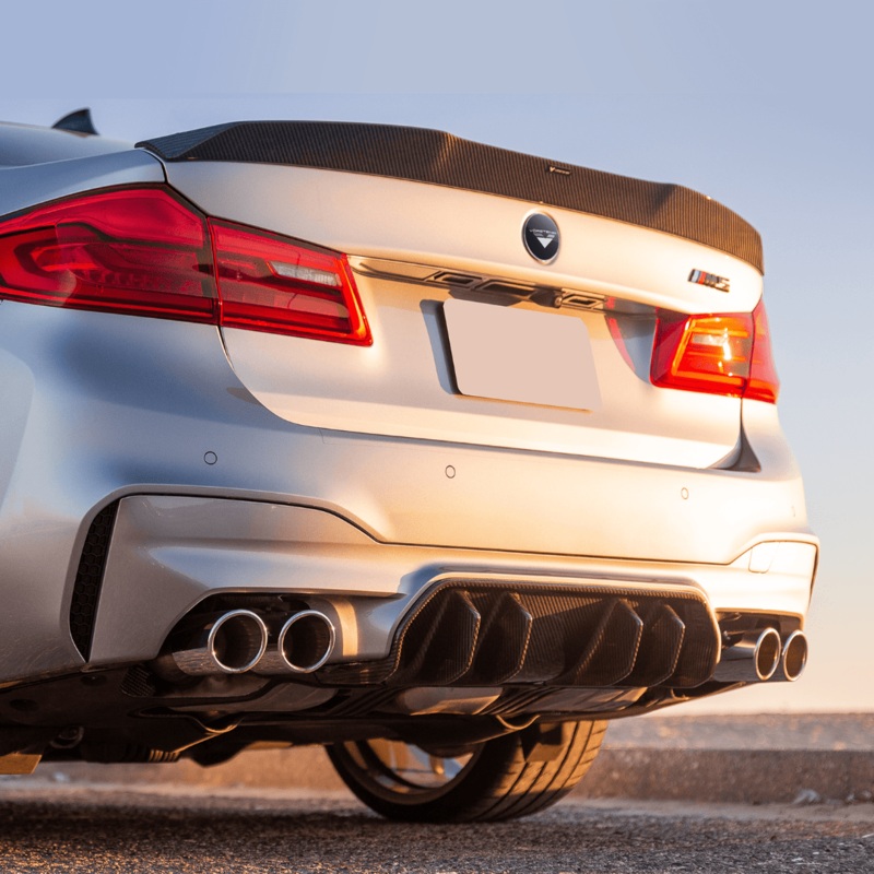 BMW F90 M5 VRS Aero Rear Diffuser by Vorsteiner Carbon Fiber PP 2×2 Glossy