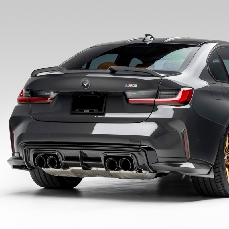 BMW G8X M3 Carbon Fiber Rear Diffuser by Vorsteiner Carbon Fiber PP 2×2 Glossy