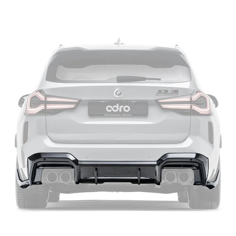 BMW X3M LCI F97 Pre-Preg Carbon Fibre Rear Diffuser by Adro (2022+)