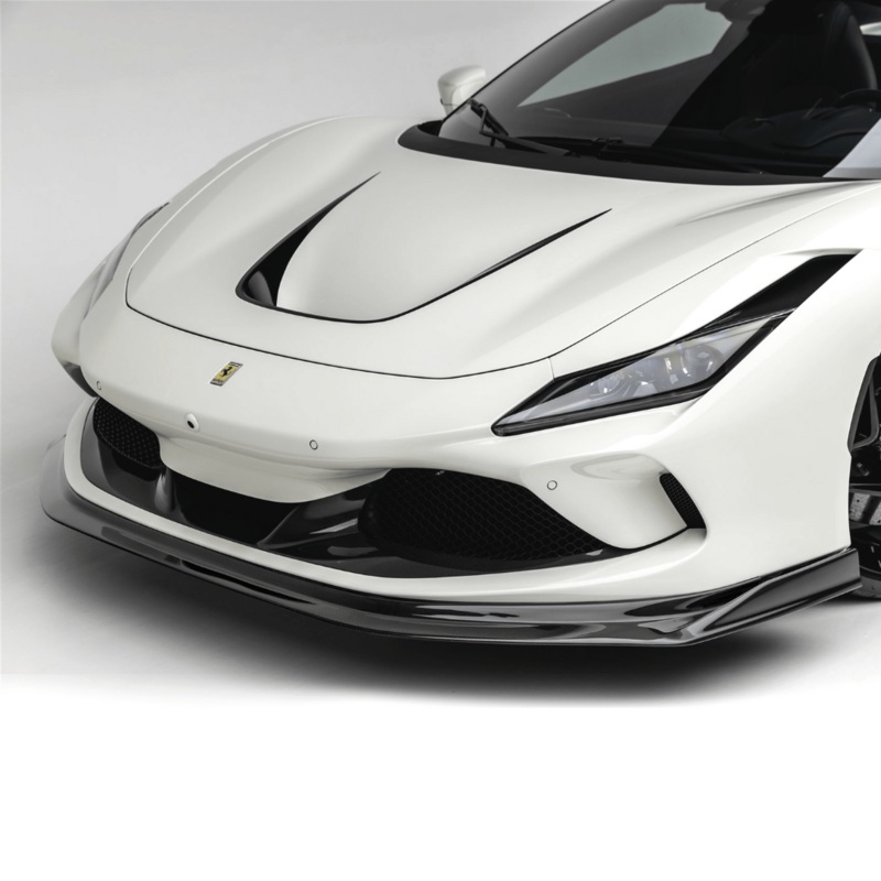 Ferrari F8 Furioso Carbon Fiber Front Spoiler by Diavolo Carbon Fiber PP 1×1 Glossy