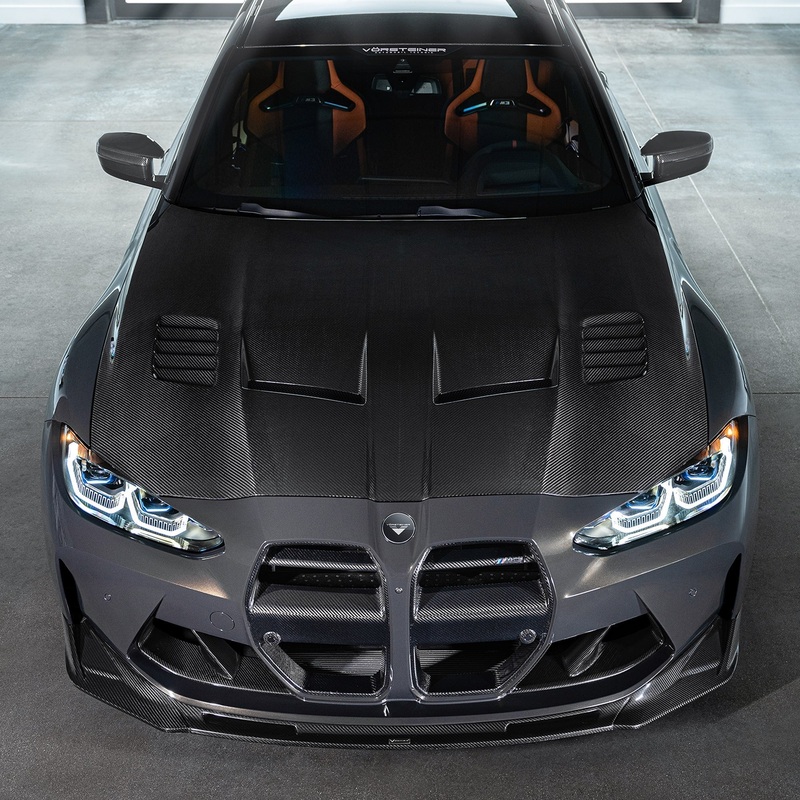 GTS-V BMW G80 M3 | G82/G83 M4 Carbon Fiber Aero Bonnet by Vorsteiner