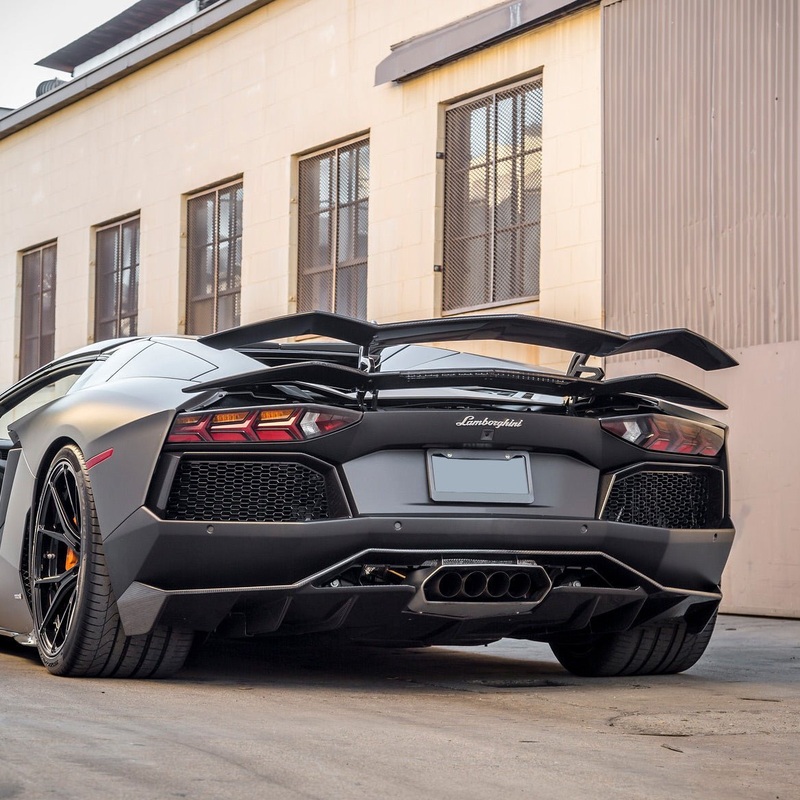 Lamborghini Aventador Zaragoza Edizione Aero Wing by Vorsteiner Carbon Fiber PP 2×2 Glossy