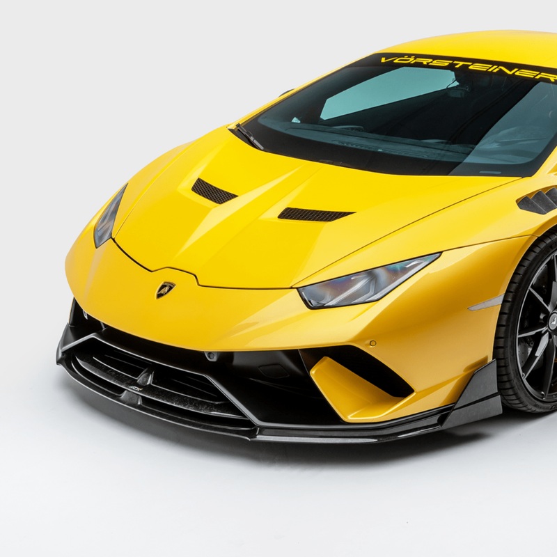 Lamborghini Huracan Performante Vicenza Edizione Aero Front Spoiler by Vorsteiner Matrix PP Glossy