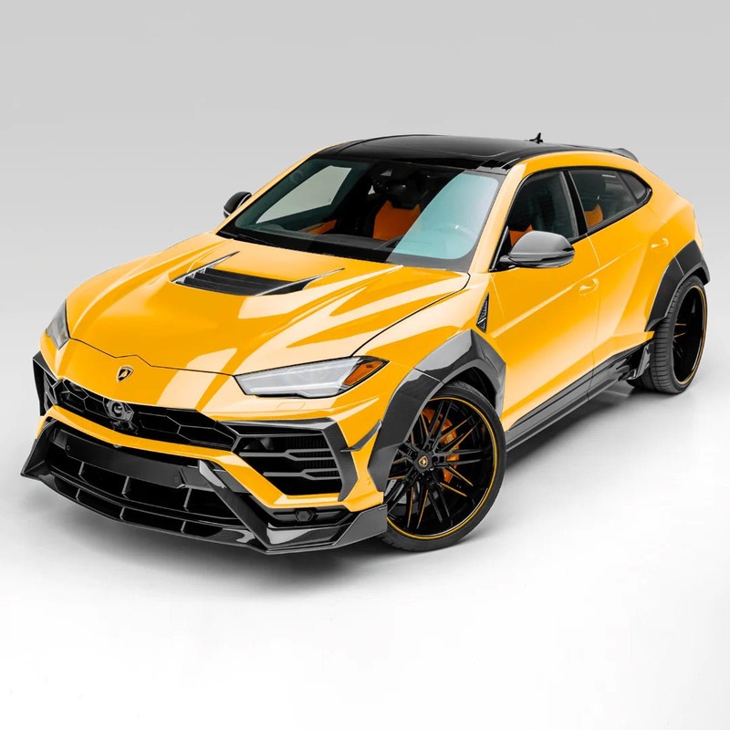 Lamborghini Urus Rampante Edizione Aero Bonnet by Vorsteiner Carbon Fiber PP 2×2 Glossy