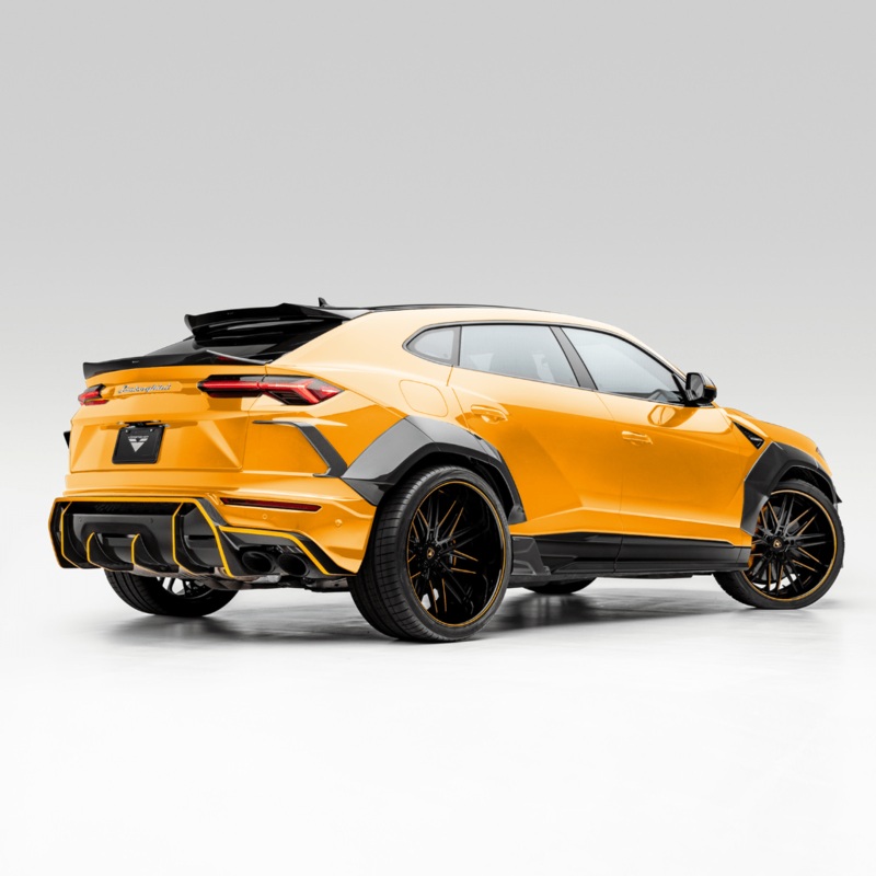 Lamborghini URUS Rampante Edizione Aero Fender Flares Carbon Fiber PP 2×2 Glossy