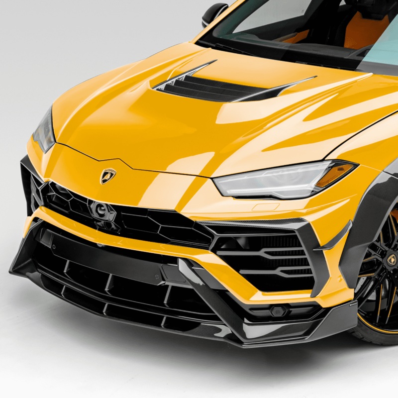 Lamborghini URUS Rampante Edizione Aero Front Spoiler Carbon Fiber PP 2×2 Glossy