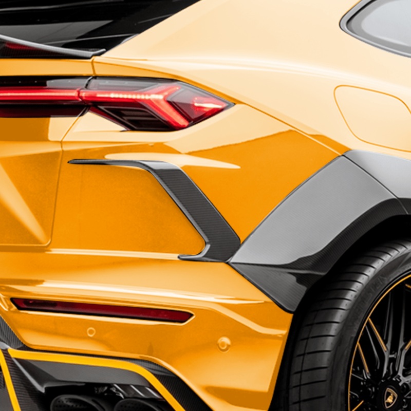 Lamborghini URUS Rampante Edizione Aero Rear Air Ducts Carbon Fiber PP 2×2 Glossy