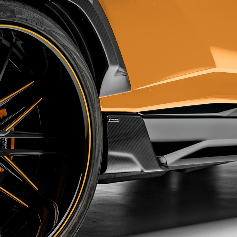 Lamborghini URUS Rampante Edizione Aero Side Blades Carbon Fiber PP 2×2 Glossy