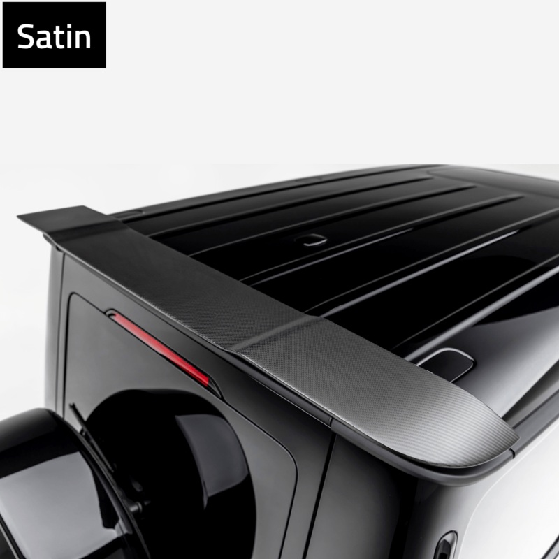 Mercedes Benz G63 AMG Program – Rear Roof Spoiler by Vorsteiner Carbon Fiber PP 2×2 Satin