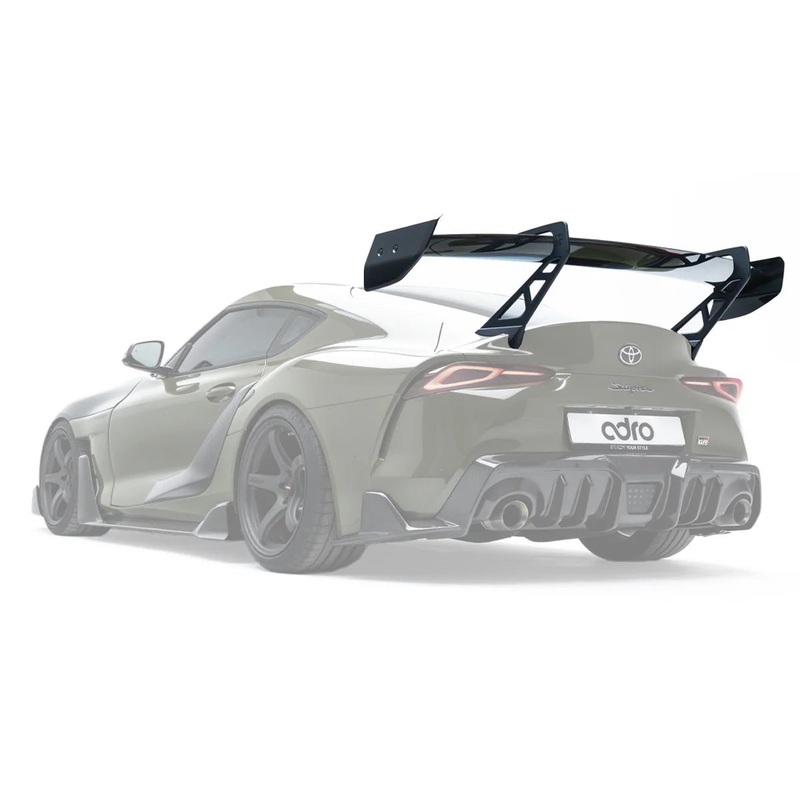 Toyota GR Supra Mk5 Pre-Preg Carbon Fibre AT-P1 Swan Neck Rear Wing by Adro (2019+)