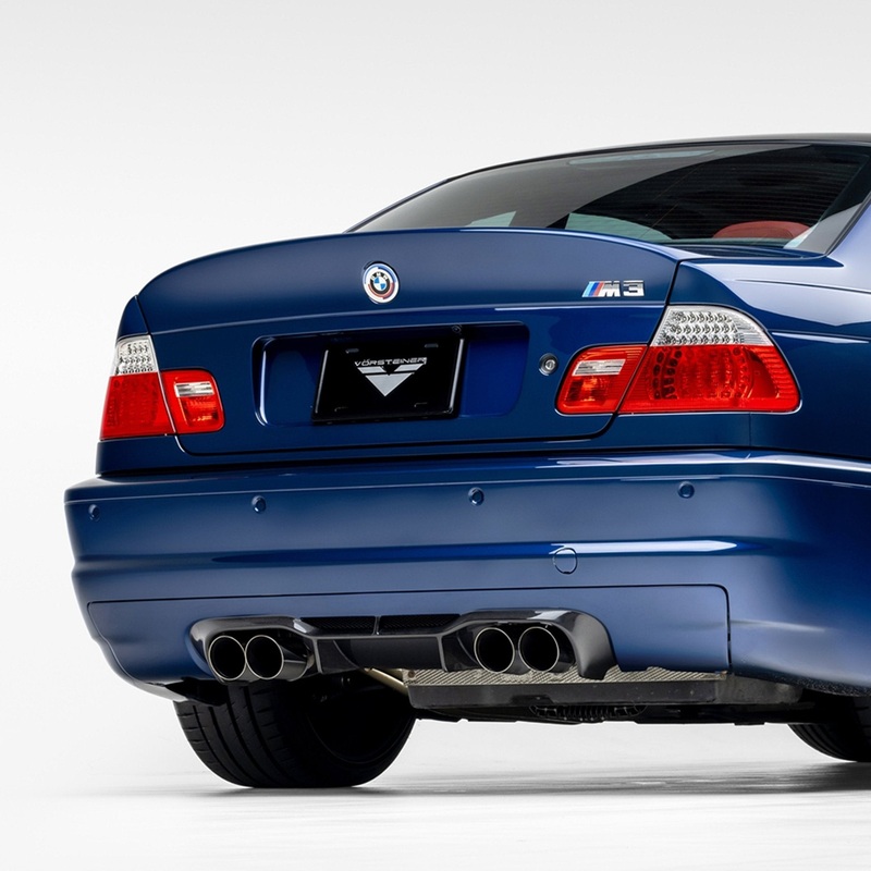 BMW E46 M3 V-CSL Aero Bootlid by Vorsteiner Carbon Fiber PP 1X1 Glossy