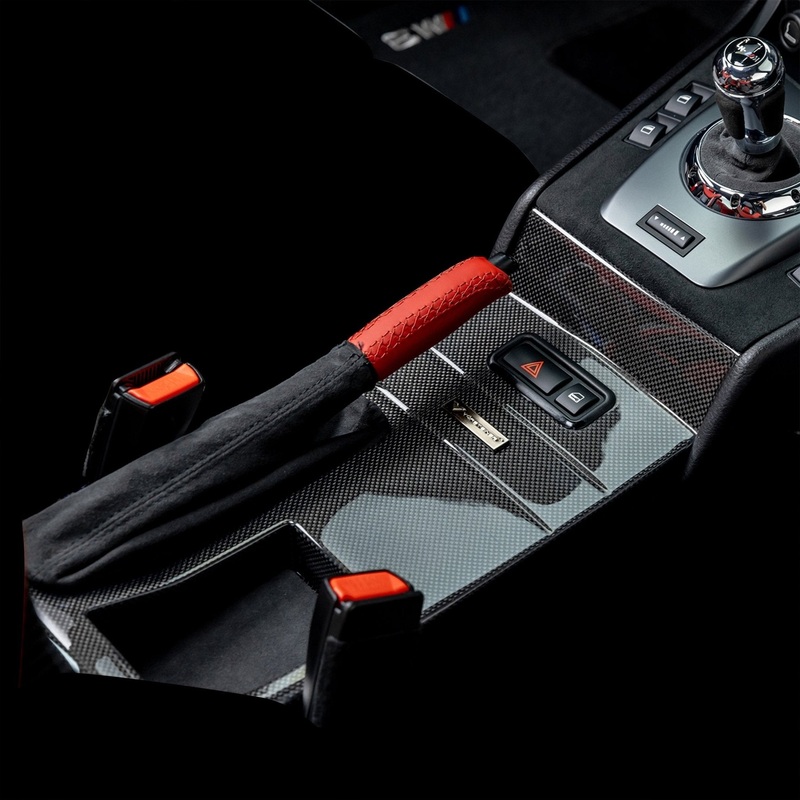BMW E46 M3 V-CSL Center Console by Vorsteiner Carbon Fiber PP 1X1 Glossy