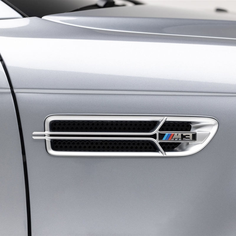 BMW E46 M3 V20 Aero Limited Side Grilles Nickel Plated by Vorsteiner