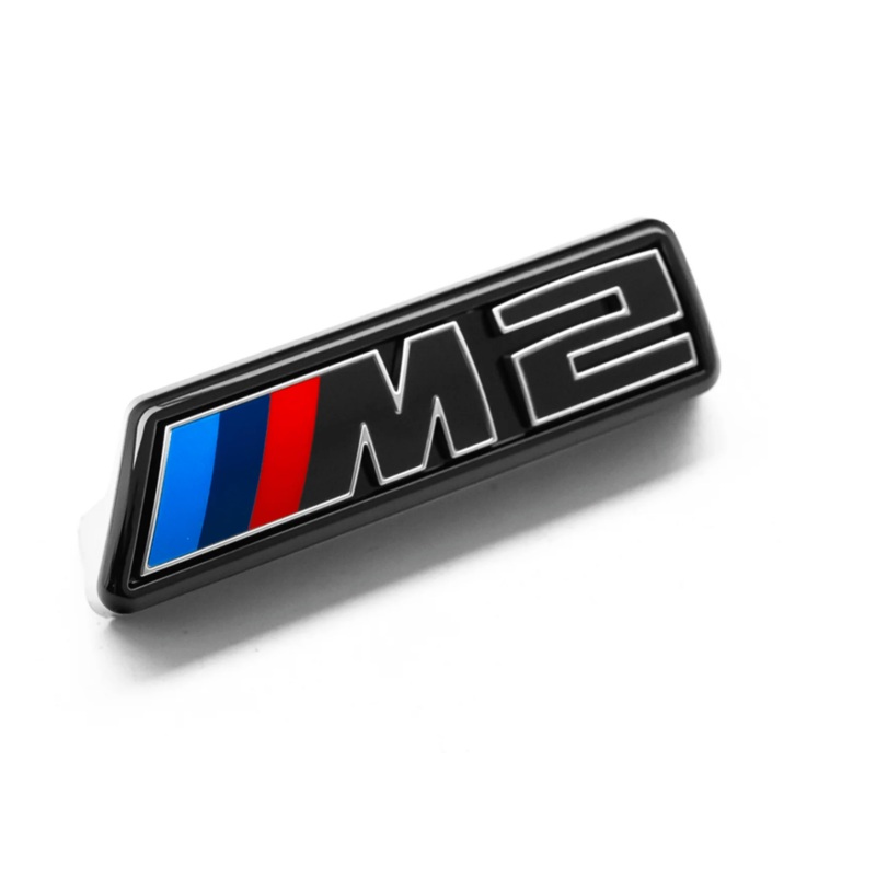 BMW M2 G87 Genuine M Performance Gloss Black Front Badge Emblem (2023+)