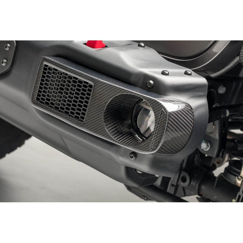 Jeep JL-JX Edition Aero Carbon Fiber Fog Light Covers by Vosteiner