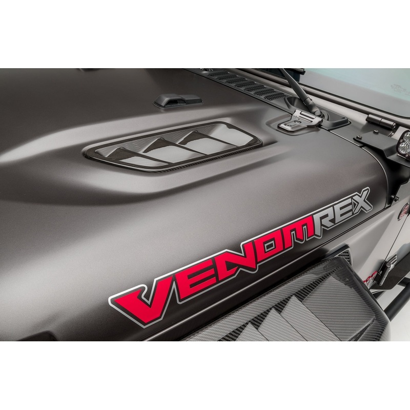 Jeep JL-JX Edition Aero Carbon Fiber Hood Vents by Vosteiner