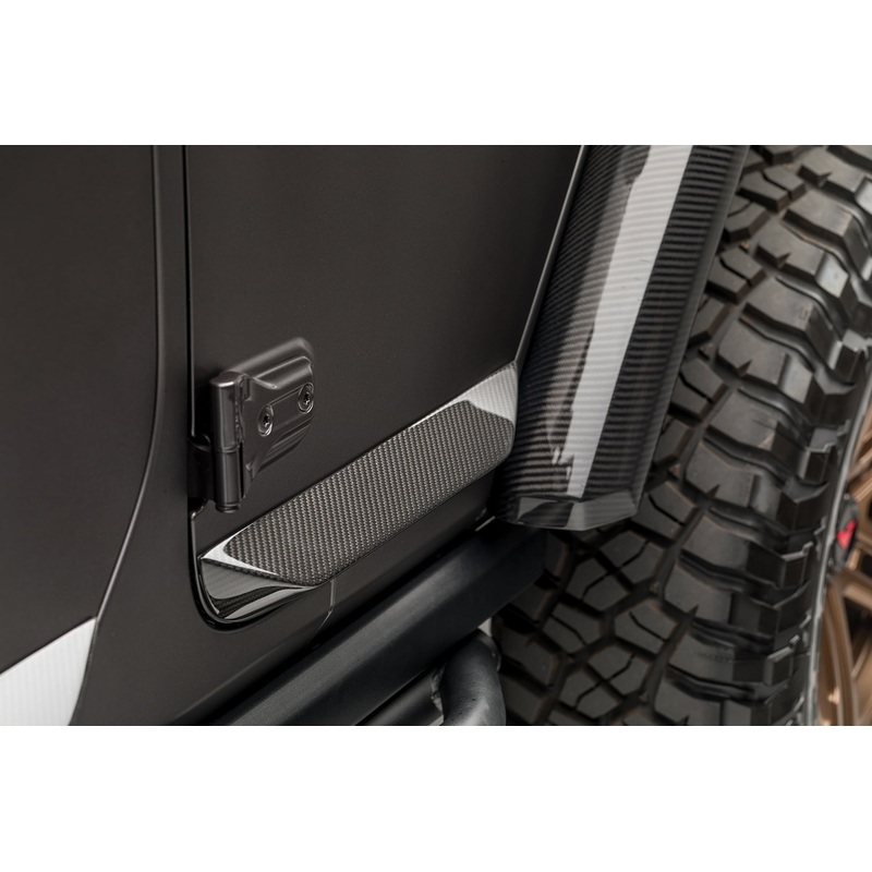 Jeep JL-JX Edition Aero Carbon Fiber Rock Guards by Vorsteiner