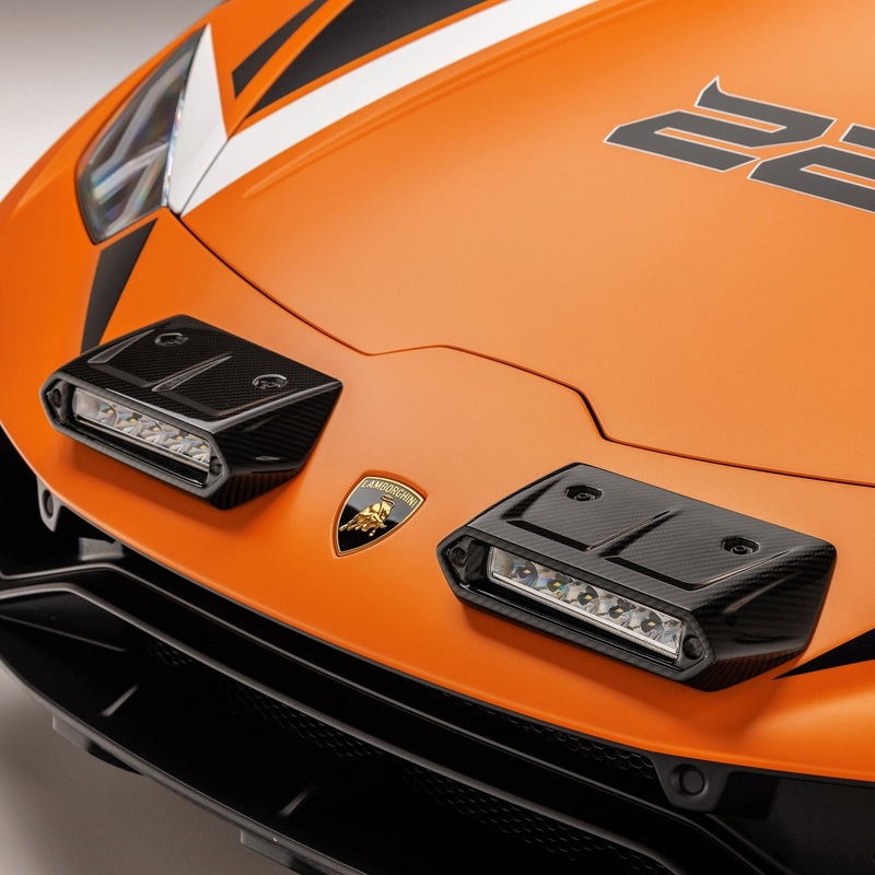 Lamborghini Huracan Sterrato VRS Aero Fog Light Covers Carbon Fiber by Vorsteiner Glossy Carbon Fiber PP 2×2